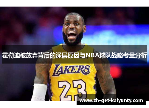 霍勒迪被放弃背后的深层原因与NBA球队战略考量分析 霍勒迪被放弃背后的深层原因与NBA球队战略考量分析